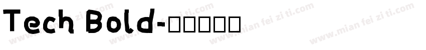 Tech Bold字体转换